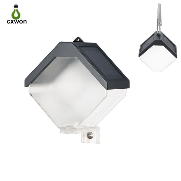 Lampada da parete solare da 2 pezzi per esterni Controllo della luce Decorazione del cortile Lampada da recinzione a led Lampioni semicircolari a risparmio energetico