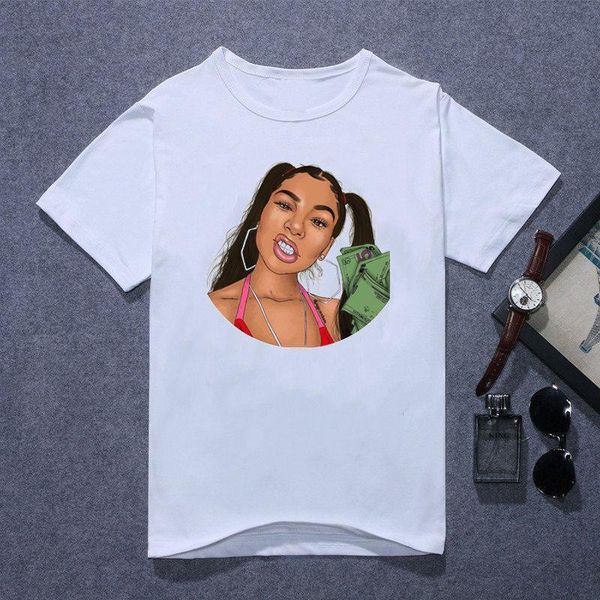 

summer women t shirt female 2021 fashion harajuku printed t shirt casual summer sleeve female tshirt, White