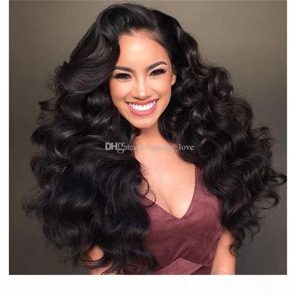 

human lace frontal wig brazilian hair virgin high density 9a grade remy human hair parted bodywave lace wig accept customization, Black;brown