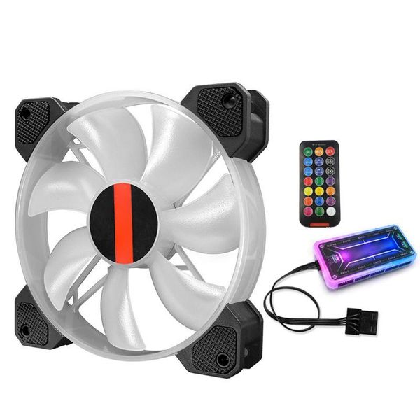 

12cm deskpc cooling fan led lights rgb chassis fan controller remote control m2ec