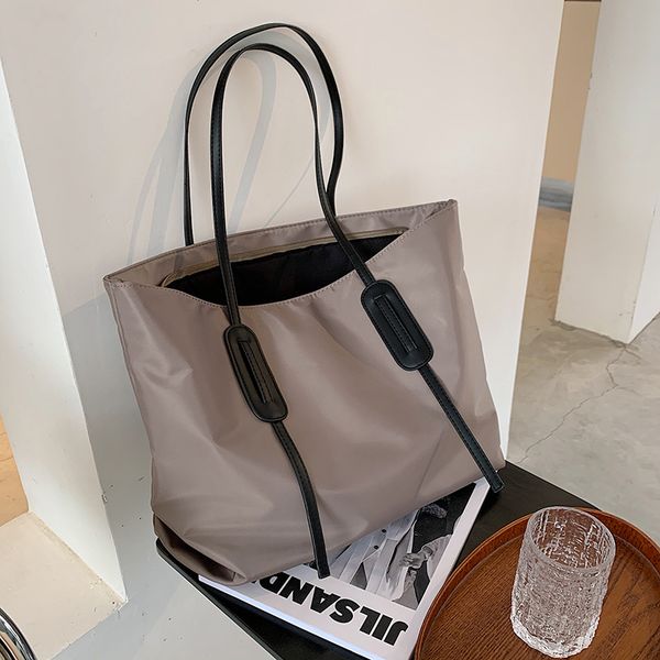 

womens new korean-style large capacity shoulder bag nylon waterproof simple tote bag fashion handbag