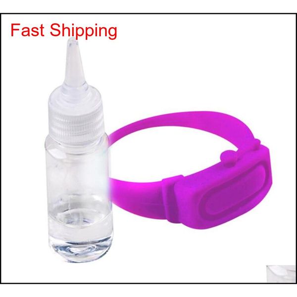 

new home hand sanitizer disinfectant sub-packing sile bracelet wristband hand dispenser wearable hand sanitizer qylzep yh_pack