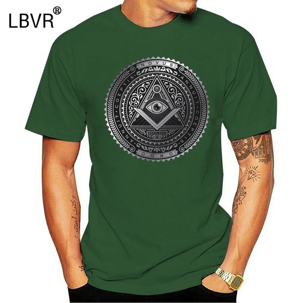 

masonic illuminati silver coin novus ordo - short sleeve t-shirt - ask-1 design outdoor wear tee shirt sport hooded sweatshirt hoodie