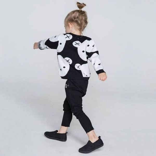 

baby girls sweater winter cartoon children sweaters christmas pullover long sleeve baby boy girl knitwear kids knit clothes y200901, Blue