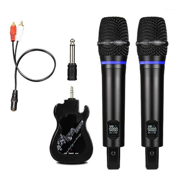 

wireless microphone usb rca mic handheld uhf mic with receiver for ktv karaoke party1