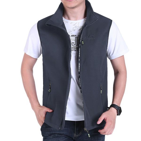 

spring autumn casual waistcoat for young and middle aged men, Black;white