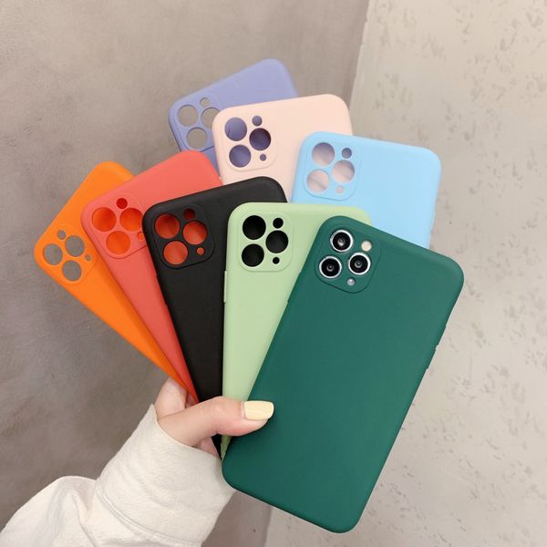 

for iphone 12 mini pro max 11 pro xs xr case original silicone full protection soft cover for samsung huawei phone case
