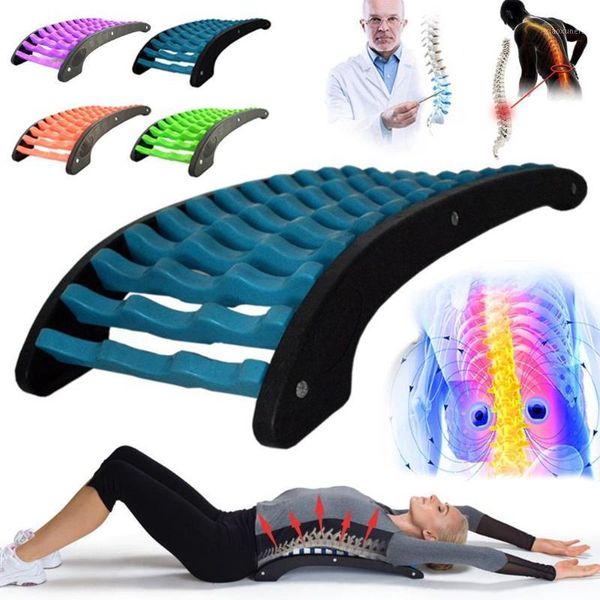 

back support stretcher lower and upper pain relief lumbar for home office car outdoor1, Black;blue