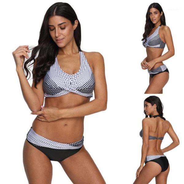 

women bikini set swimwear 2020 new push up padded women swimsuit summer bathing suit biquini beachwear, White;black