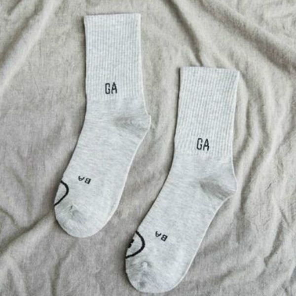 

baxxxxxxga women fashion socks 2020 letter printed trendy socks womens girls street style solid color hosiery casual sock, Black;white