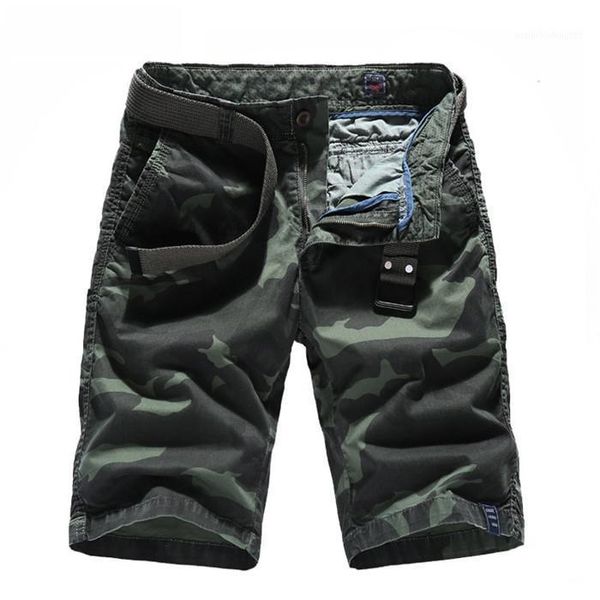 

men's shorts camouflage loose cargo men cool 2021 summer camo short pants homme 30-40,job-bwc27781, White;black