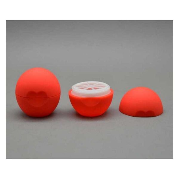 

blank cosmetic ball container 7g lip balm jar eye gloss cream sample case shipping