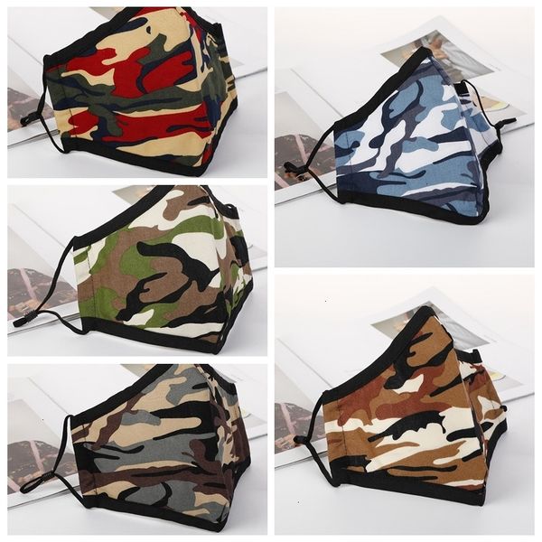 

mask adjustable dust respirator camouflage anti earloop mouth muffle washable reusable camo face masks cca12373 12