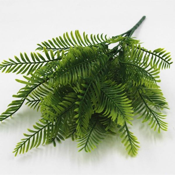 

decorative flowers & wreaths 1pcs artificial flower leaves plants pretty fake lifelike plastic persian grass lysimachia fern floral decorati