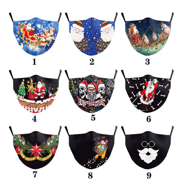 

christmas face masque w3qydecorations cartoon masks custom mascherina cotton reusable washable mask with ship