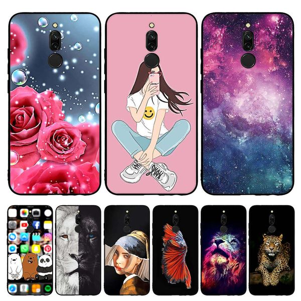 

silicone soft tpu girl's hongmi 8 leather case