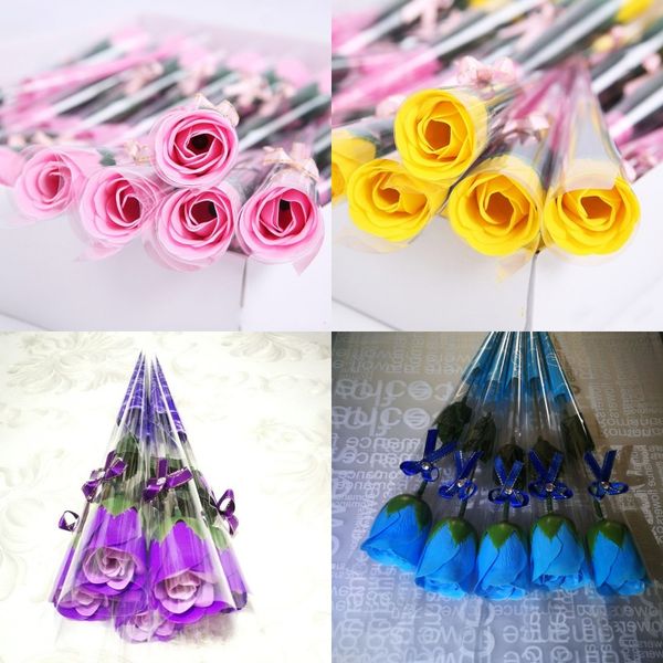 

originality soap flower single rose practical pretty accesories fashion woman man soapwort valentines day gift living room 0 53ry k2