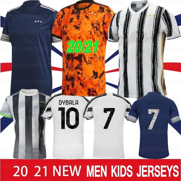 

de ligt 20 21 new soccer jersey dybala human race home away fourth kulusevski morata arthur men kids kits football camisetas de fútbol, Black;yellow