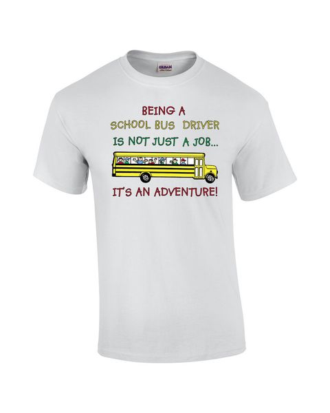 

brand new tee shirts summer mens t-shirt homme school bus driver t-shirt not just a job...casual t shirt sport hooded sweatshirt hoodie