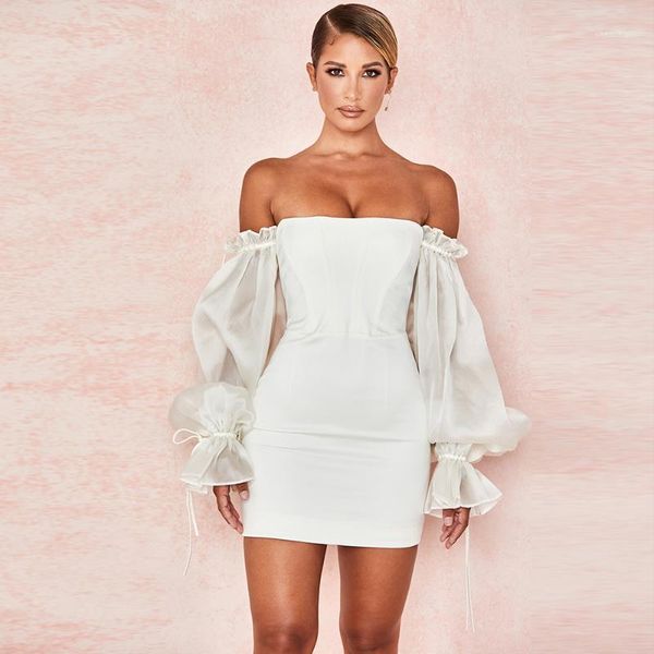 

casual dresses dress women female slash sleeve sheath club summer 2021 mini long ladies vestidos1, Black;gray