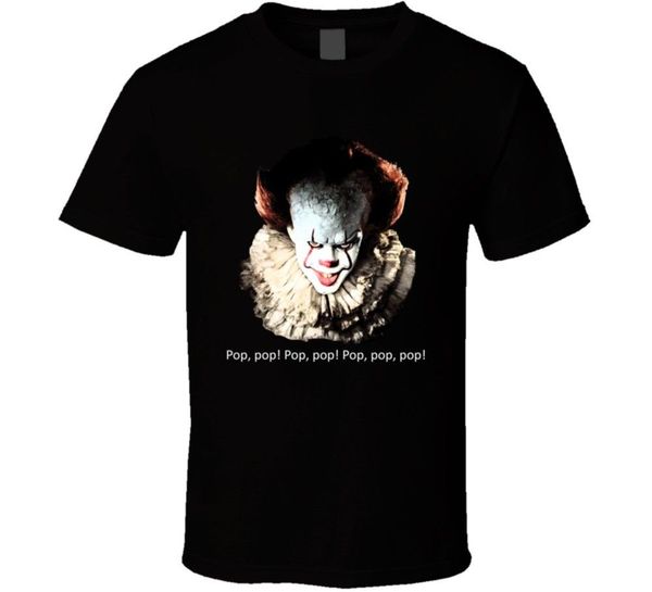 

топ это pennywise ужасы триллер забавный фильм фан майка топы summer прохладный смешные футболки с капюшоном спортивный hoodie