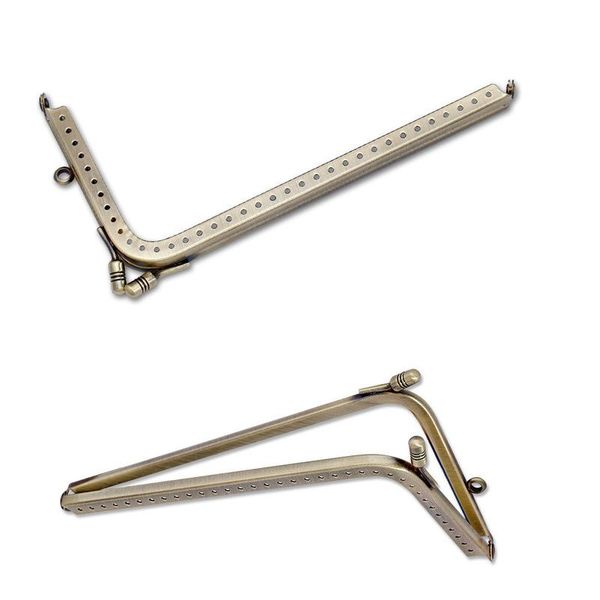 

2pcs металла кошелек кадра изготовление поцелуй застежка замок для сцепления сумка ручка сумки аксессуары red bronze tone сумки оборудование