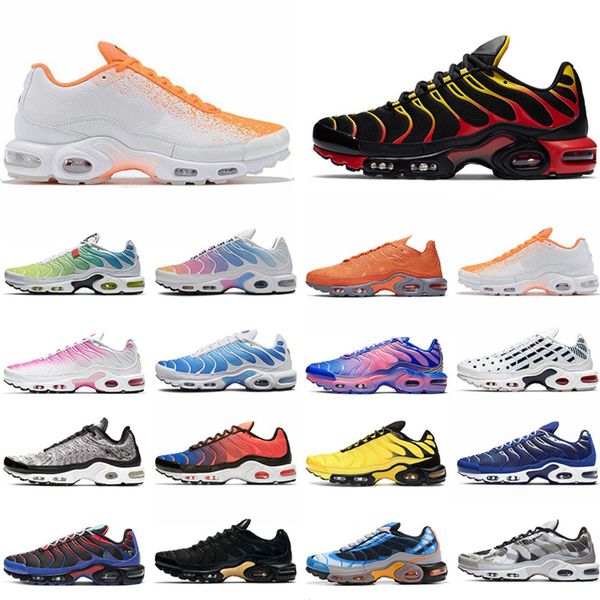 

sellingrunning shoes for womens mens tn plus air\rmax\r plus tn nik gradient black red blue silver sneakers trainers eur 46