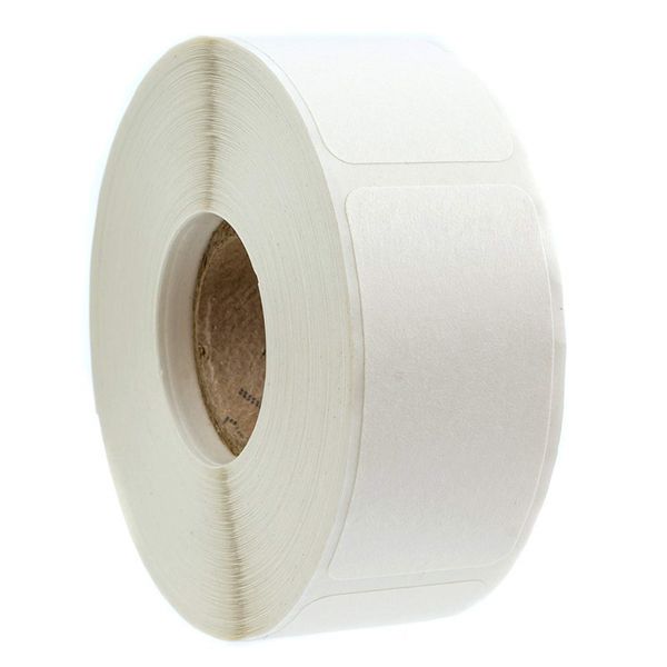 

250pcs roll 1*2inch paper gift blank label adhesive stickers for food glass bottle envelope can be written