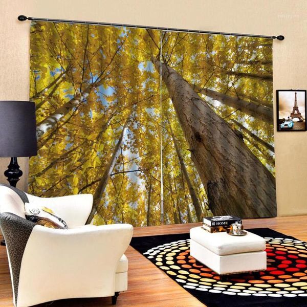 

curtain & drapes forest curtains 3d living room bedroom cortinas customized size nature scenery landscape1