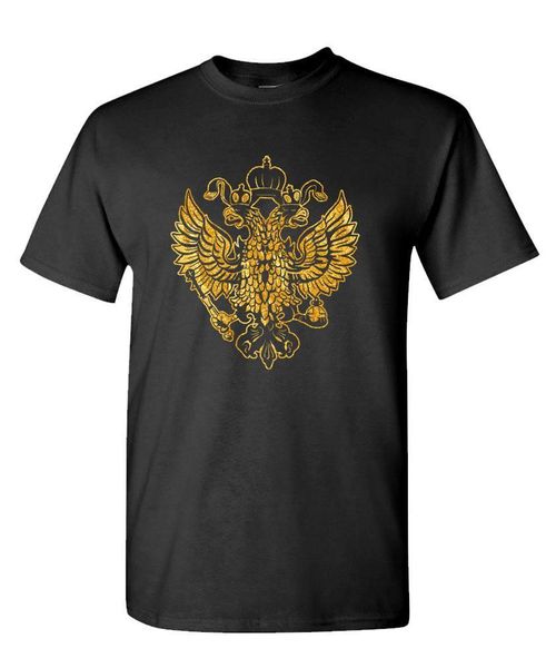 

sport imperial russian eagle - wilhelm russia - cotton 100 % cotton t shirt for men design harajuku funny tee shirts