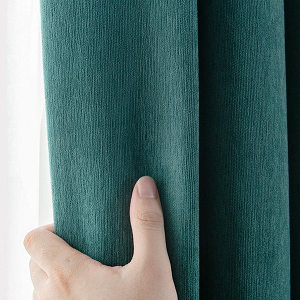 

curtain & drapes high shading luxury velvet blackout windows drape panel for living room bedroom interior home decoration solid color