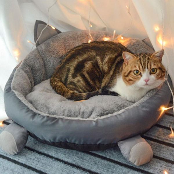 

pet beds super soft dog bed plush cat dog beds winter warm round cat house animals sleeping house kennel pet products