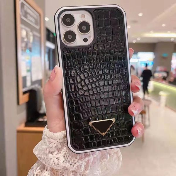 

Designer Crocodile Skin Phone Cases For iPhone 14 13 12 11 Pro Max 14Pro 14Plus 14ProMax 13Pro 13ProMax 12ProMax Black Back Shell XR X Max 8, White【p】