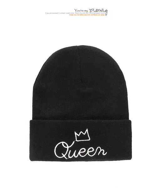 

hip hop wool cold hat versatile alphabet embroidery knit hat, Blue;gray