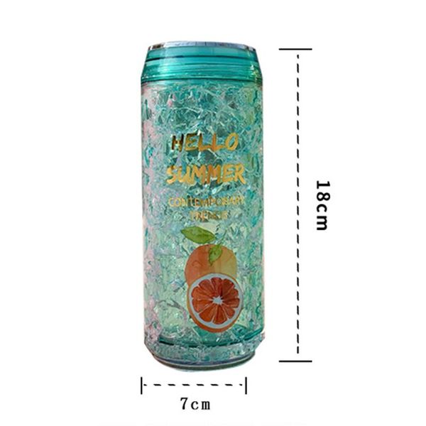 

двухслойная пластиковая бутылка воды с водой 350 мл открытая водяная бутылка с крышкой фруктовый сок утечки спортивные путешествия кемпинг б