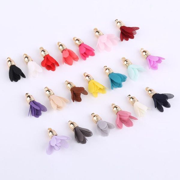 

10pcs mini metal cap flower tassels for boho jewelry diy craft making supplies bracelet necklace earring finding accessories h sqcfze