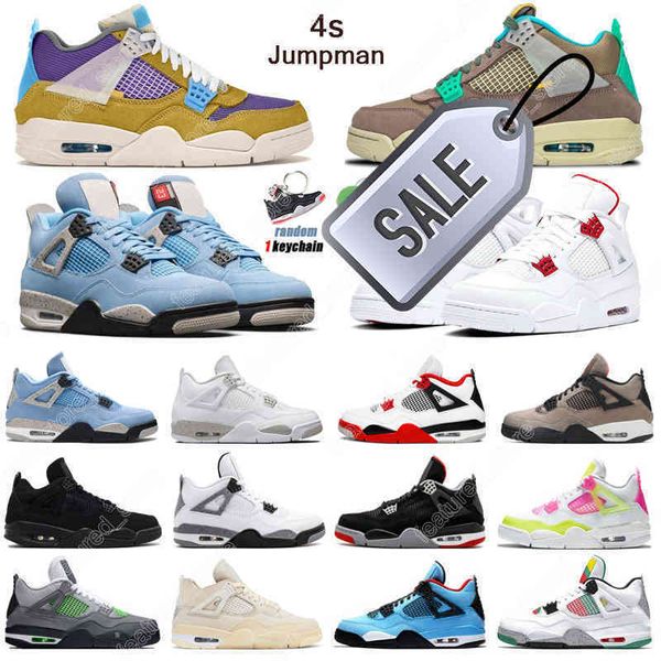 

7 -13 jumpman 4s desert moss basketball shoes men women 4 university blue taupe haze white oreo sail mens trainers sport u, Black