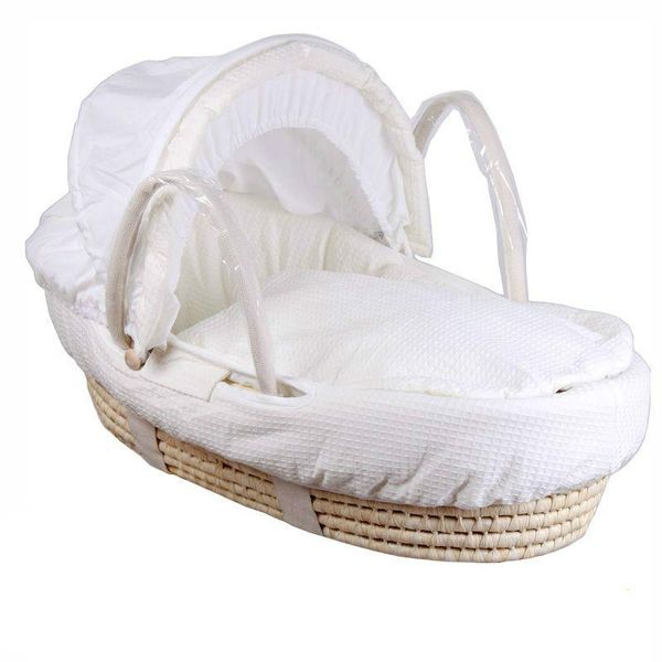 

baby cribs born cradle crib sleep basket wave portable solid wood bed corn husk