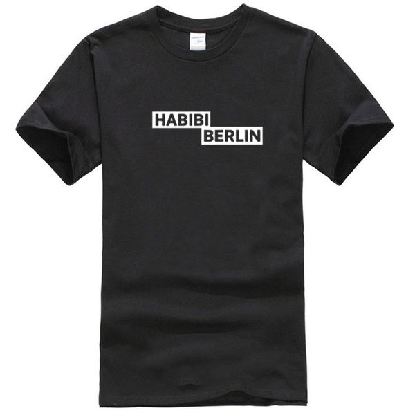 

habibi berlin тенниска 2020 оригинал мужчины майка с коротким рукавом тенниска мужчин, женщин hiphop топы спортивные толстовки с капюшоном h