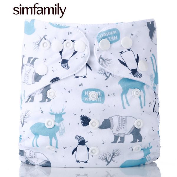 

simfamily]1pc reusable waterproof digital printed cloth diaper  pocket baby nappies wholesale price fit for 3-15kg