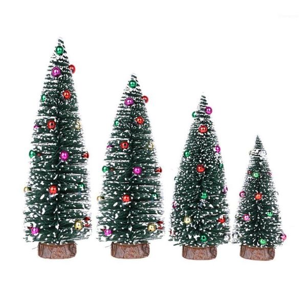 

christmas tree mini pine tree christmas decorations for home wood xmas gift new year decoration table diy navidad 20or291