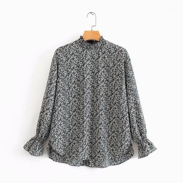 

wide women blouse chiffon shirt summer 2020 new fashion full sleeve oversize female casual pullover shirt1, White