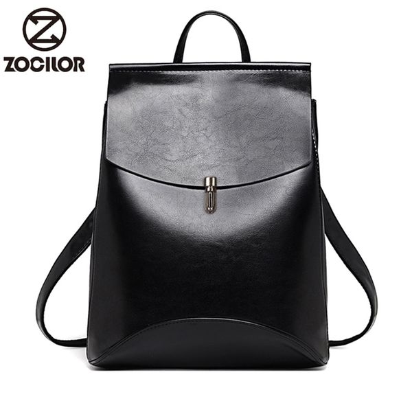 

fashion women backpack youth leather backpacks for teenage girls female school shoulder bag bagpack mochila y201224