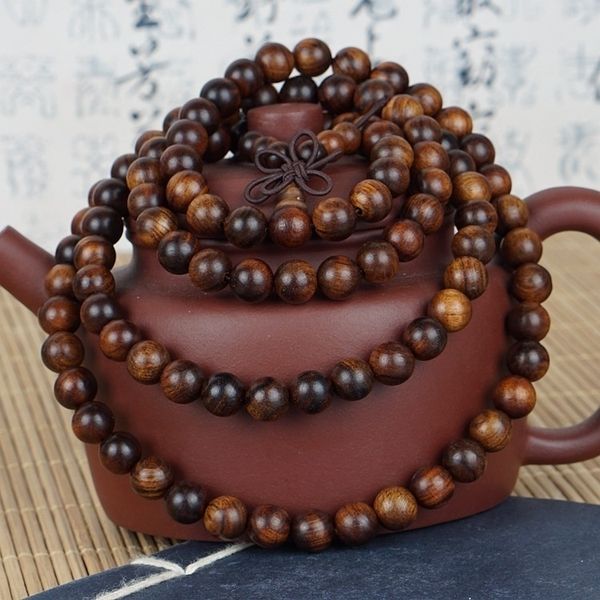 

sbvxn black pear 108 men's and women's fashion couple's braceletbuddha's bracelet hand string buddha bead bracelet beads, Golden;silver