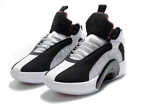 

kids aj 35 xxxv chicago white black red basketball shoes new jumpman xxxv sp tp pf men women sport shoes size 4-12