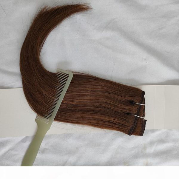 

clip in hair extensions brazilian virgin human hair straight wave 100g set with 5 clips, Black