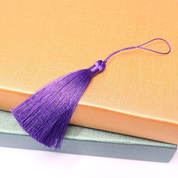 

10pcs vintage vertical silk key tassel diy keychain cellphone jewelry decorative bookmark tassels gift box craft tassels fringe h jllabm