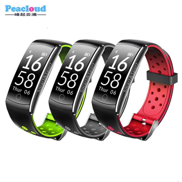 

new sports bluetooth smart bracelet heart rate health monitoring waterproof mete