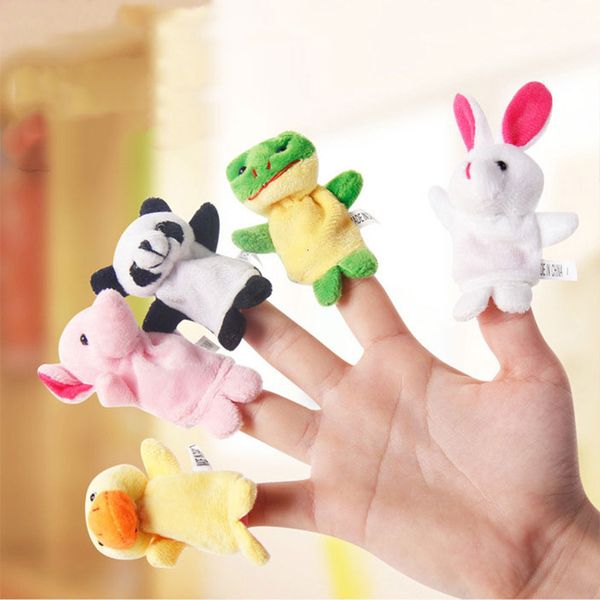 

even mini baby plush toy finger puppets talking props 10 animal group & plus stuffed animals toys gifts frozen