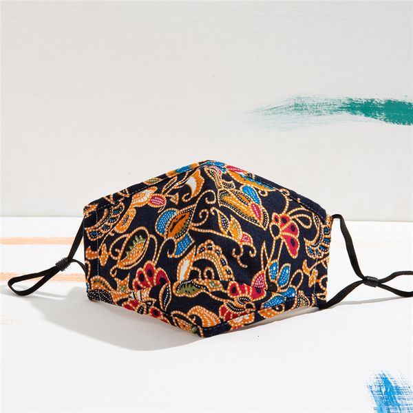 

protective masks face shipping fashion washable cotton print mask reusable breathable anti dust cycling mouth phuin